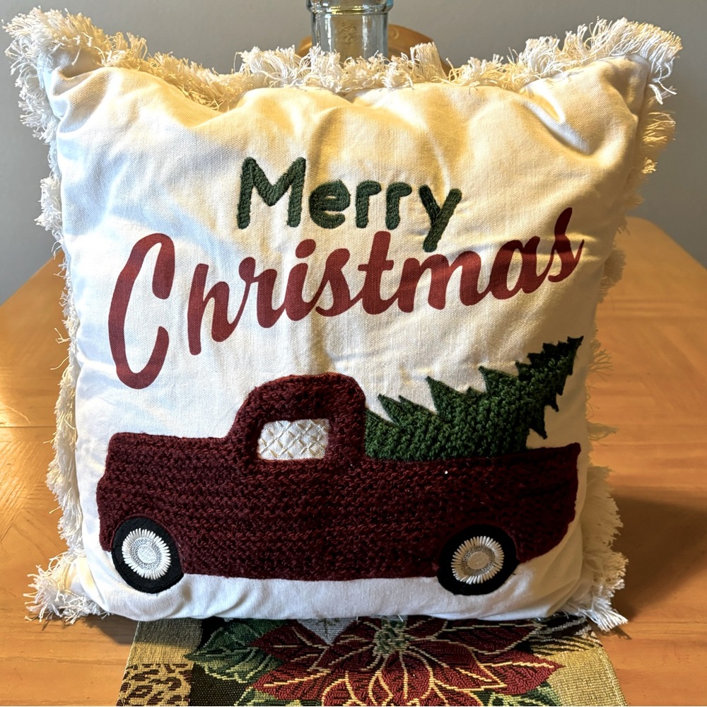 Christmas Truck pillow